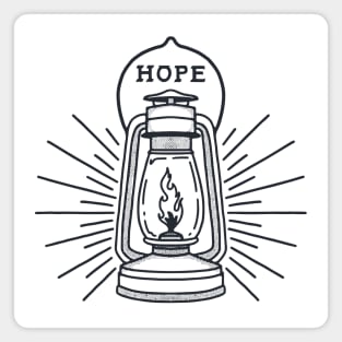 Lantern of Hope Illustration Magnet